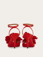 Ferragamo Flower embellished high heel sandal - Image 3